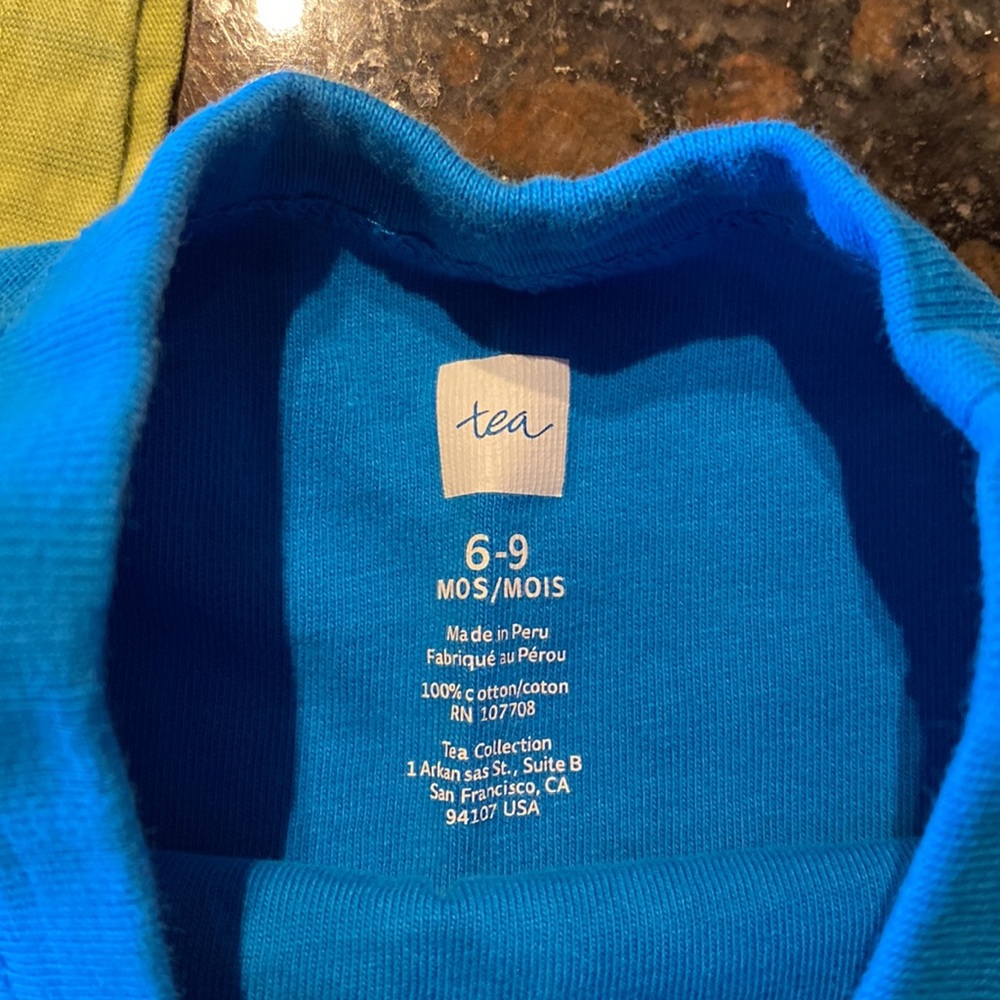 Two Tea Collection graphic tees - 6-9M - Picture 3 of 5
